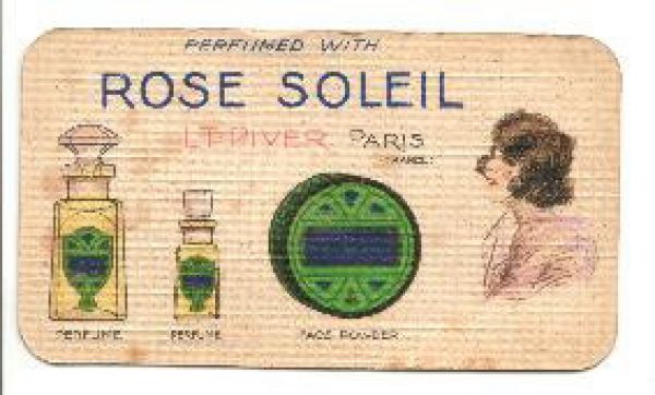 L T Piver - Rose Soleil Perfume Card