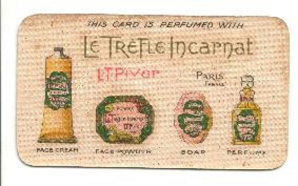 L T Piver - Le Trefle Incarnat Perfume Card
