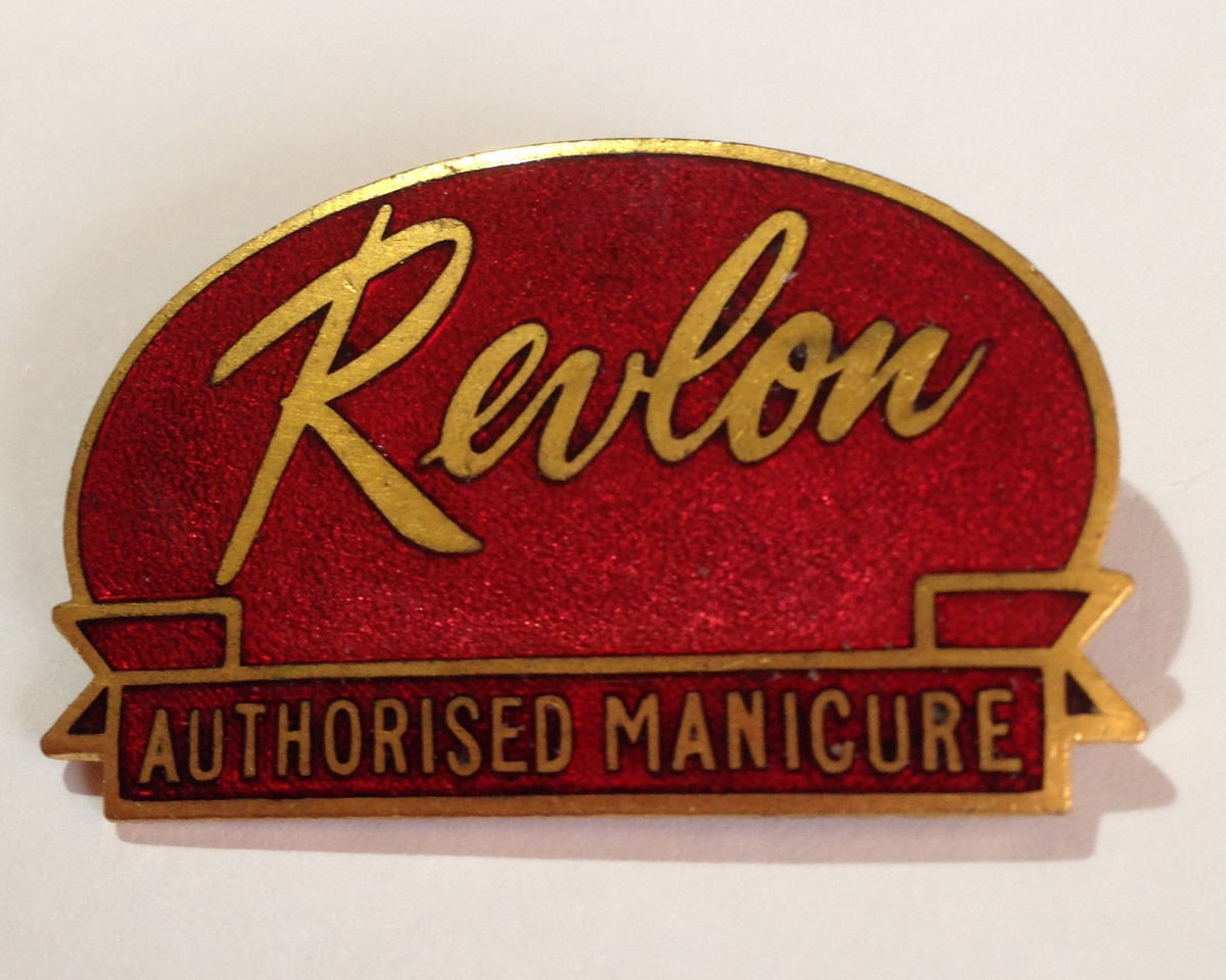 Revlon manicurists badge