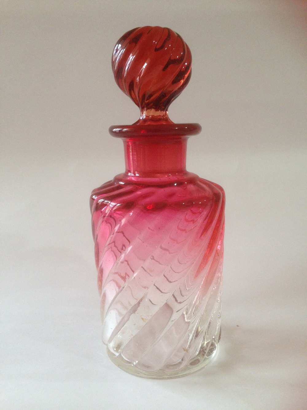 Cranberry shaded bottle