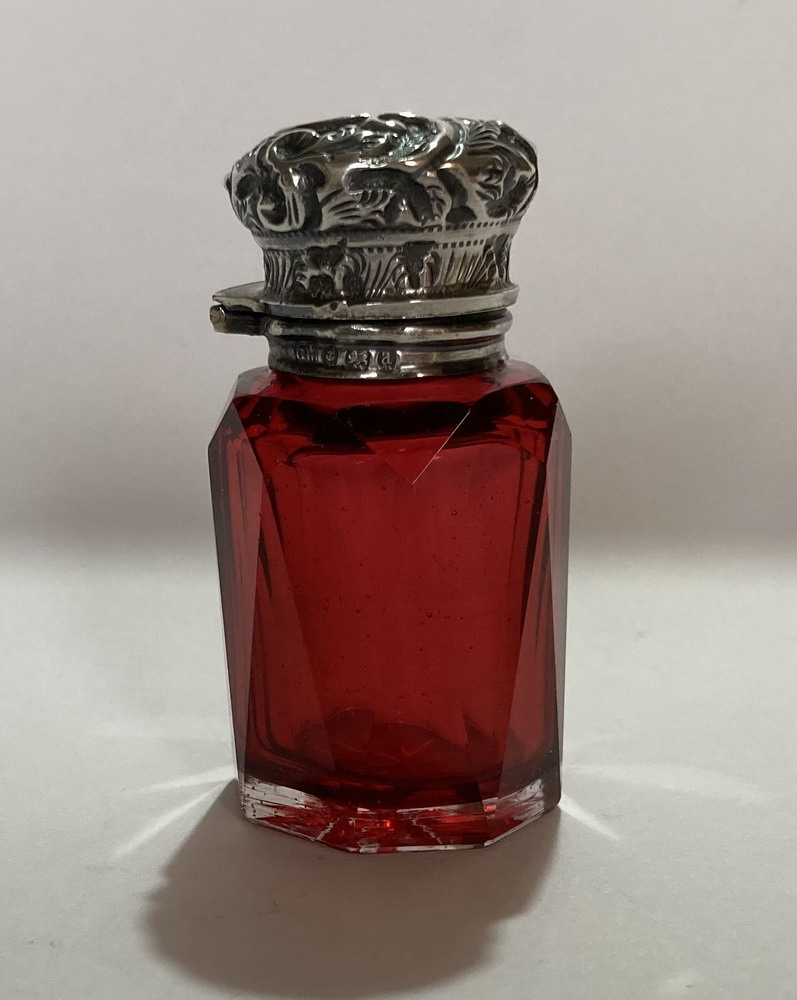 Ruby with stg silver cap
